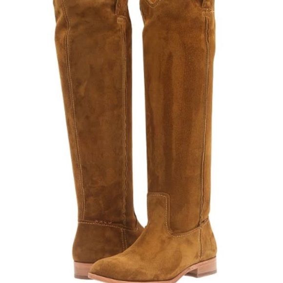 ⭐️ New without Tag Frye suede tall boots ⭐️ - Picture 2 of 7